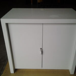 Waterfall Lockable White Counter - Image 3