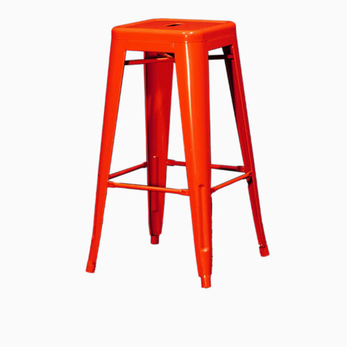 Tolix Bar Stool (Red)