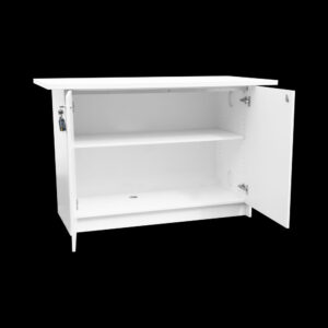 1.4m Solid White Counter - Image 3